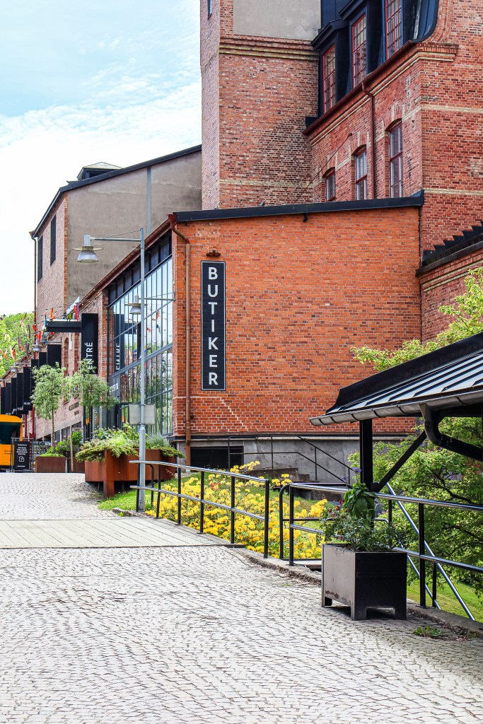 Bild von einem Gebäude bei den Nääs Fabriken in Göteborg